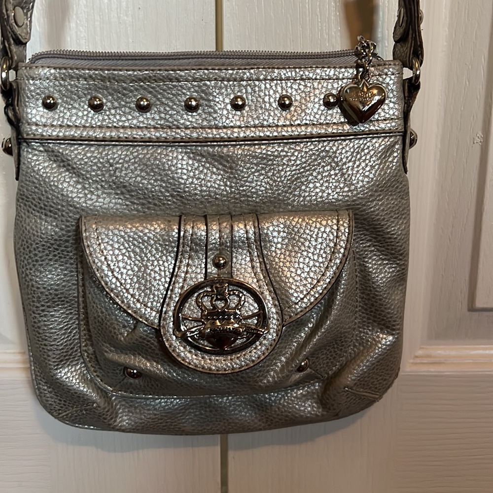 KATHY VAN ZEELAND  METALLIC CROSSBODY